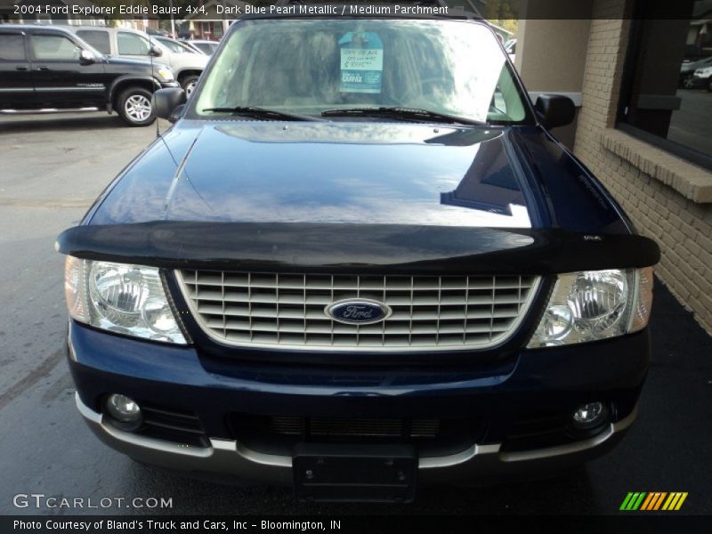 Dark Blue Pearl Metallic / Medium Parchment 2004 Ford Explorer Eddie Bauer 4x4