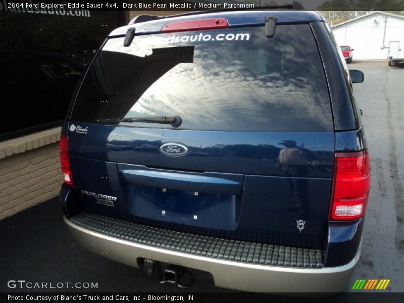 Dark Blue Pearl Metallic / Medium Parchment 2004 Ford Explorer Eddie Bauer 4x4