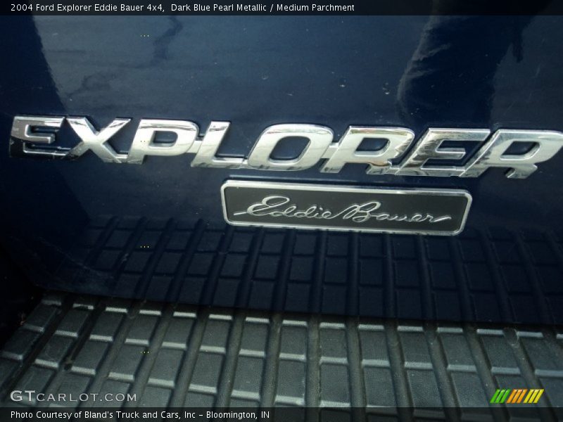 Dark Blue Pearl Metallic / Medium Parchment 2004 Ford Explorer Eddie Bauer 4x4