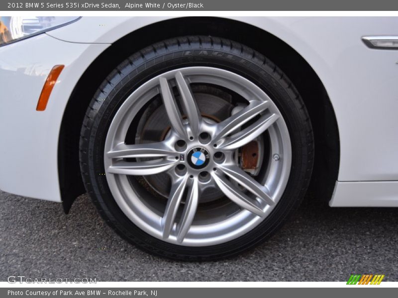 Alpine White / Oyster/Black 2012 BMW 5 Series 535i xDrive Sedan