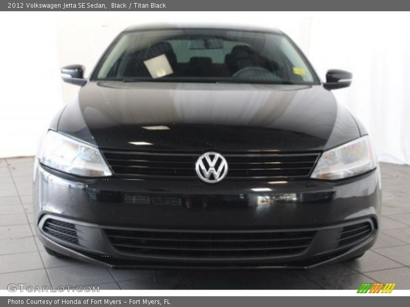 Black / Titan Black 2012 Volkswagen Jetta SE Sedan