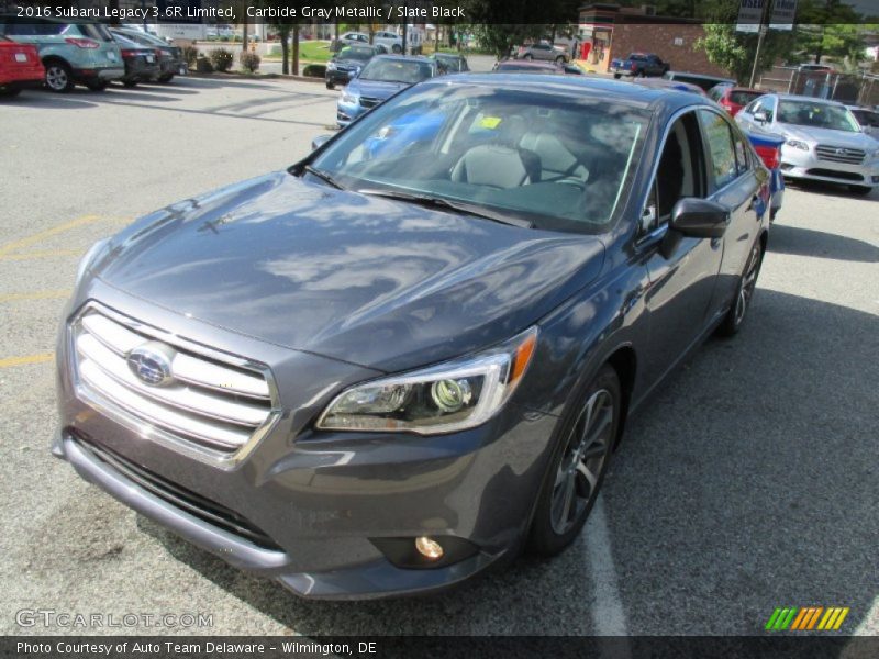 Carbide Gray Metallic / Slate Black 2016 Subaru Legacy 3.6R Limited