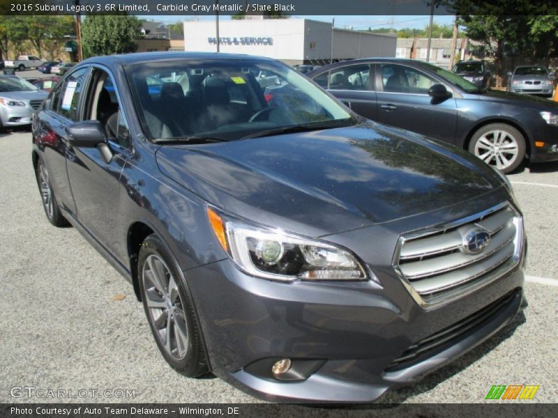 Carbide Gray Metallic / Slate Black 2016 Subaru Legacy 3.6R Limited