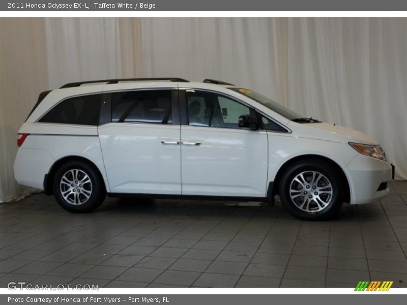 Taffeta White / Beige 2011 Honda Odyssey EX-L
