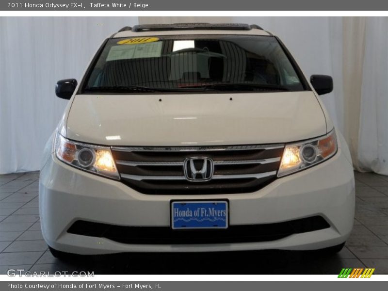 Taffeta White / Beige 2011 Honda Odyssey EX-L