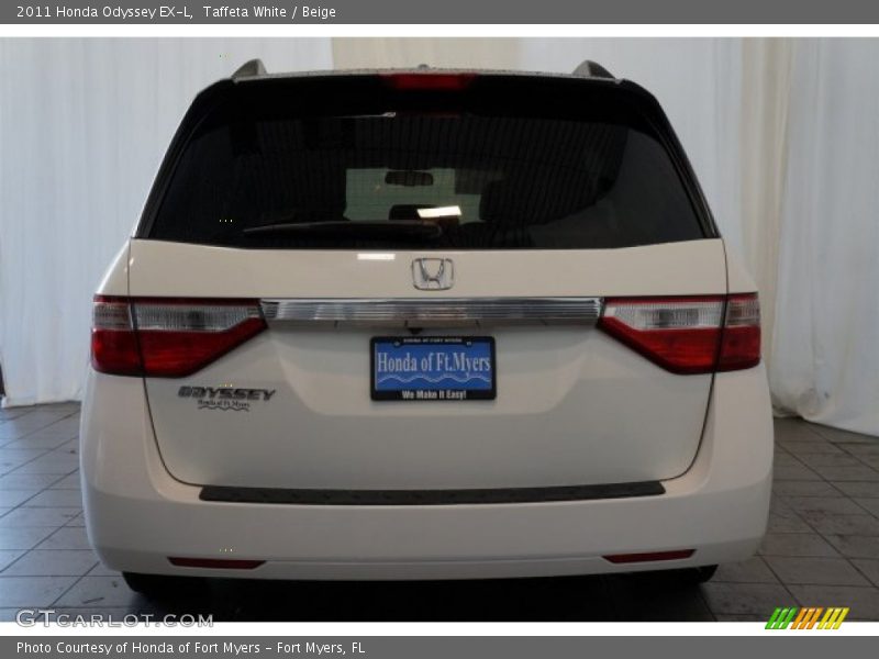 Taffeta White / Beige 2011 Honda Odyssey EX-L