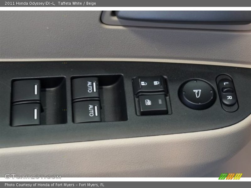 Taffeta White / Beige 2011 Honda Odyssey EX-L