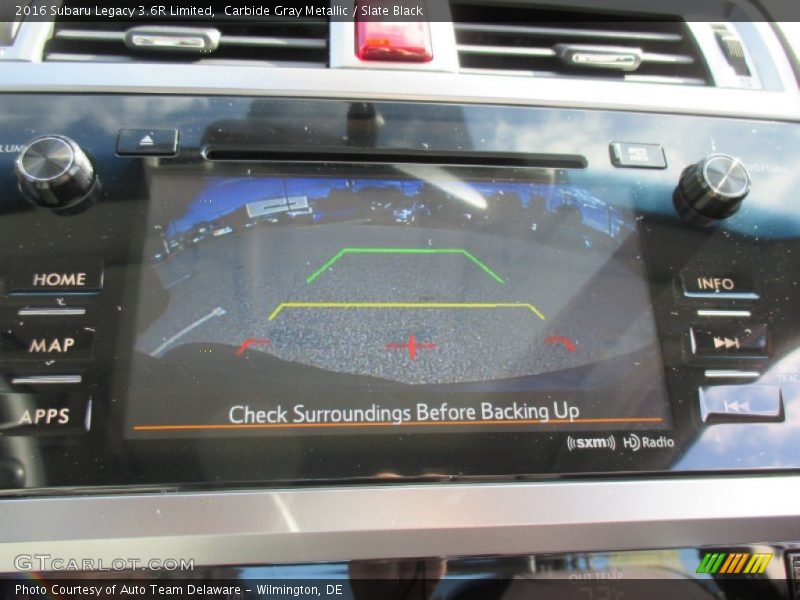Carbide Gray Metallic / Slate Black 2016 Subaru Legacy 3.6R Limited