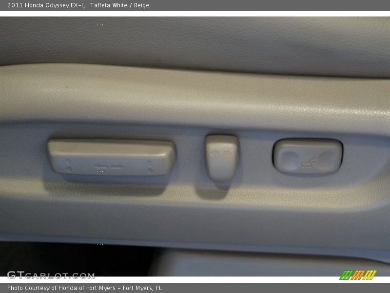 Taffeta White / Beige 2011 Honda Odyssey EX-L