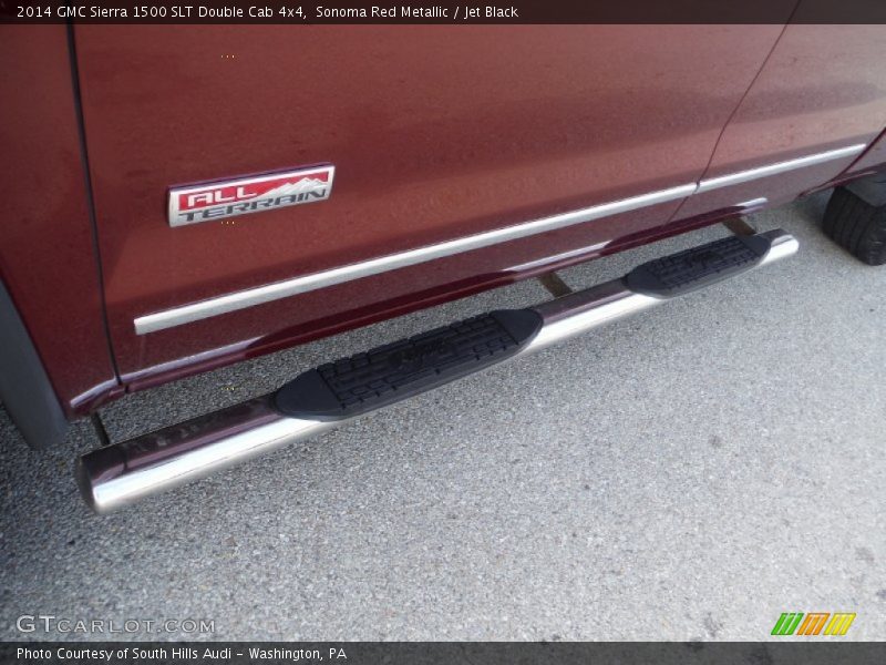 Sonoma Red Metallic / Jet Black 2014 GMC Sierra 1500 SLT Double Cab 4x4