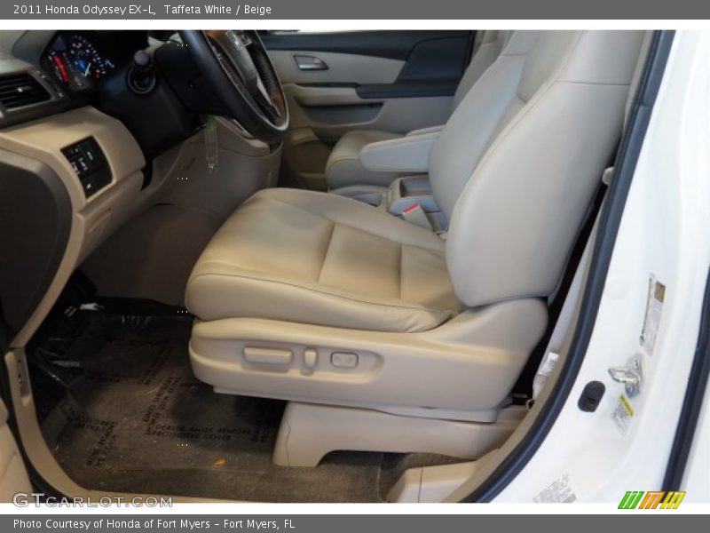 Taffeta White / Beige 2011 Honda Odyssey EX-L