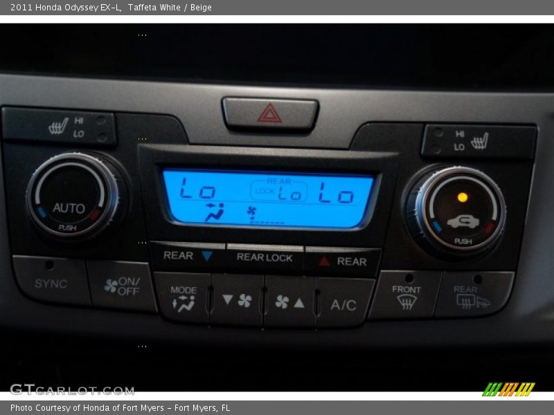 Taffeta White / Beige 2011 Honda Odyssey EX-L