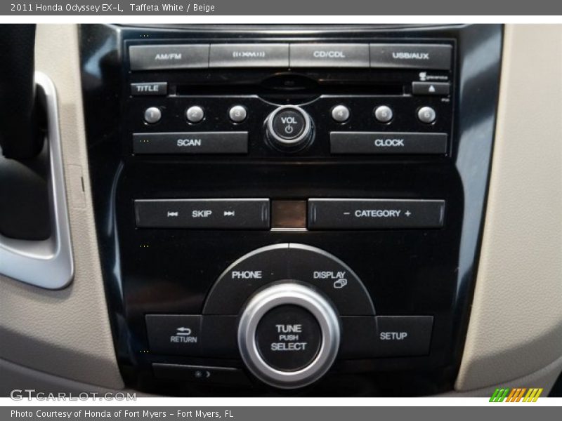 Taffeta White / Beige 2011 Honda Odyssey EX-L