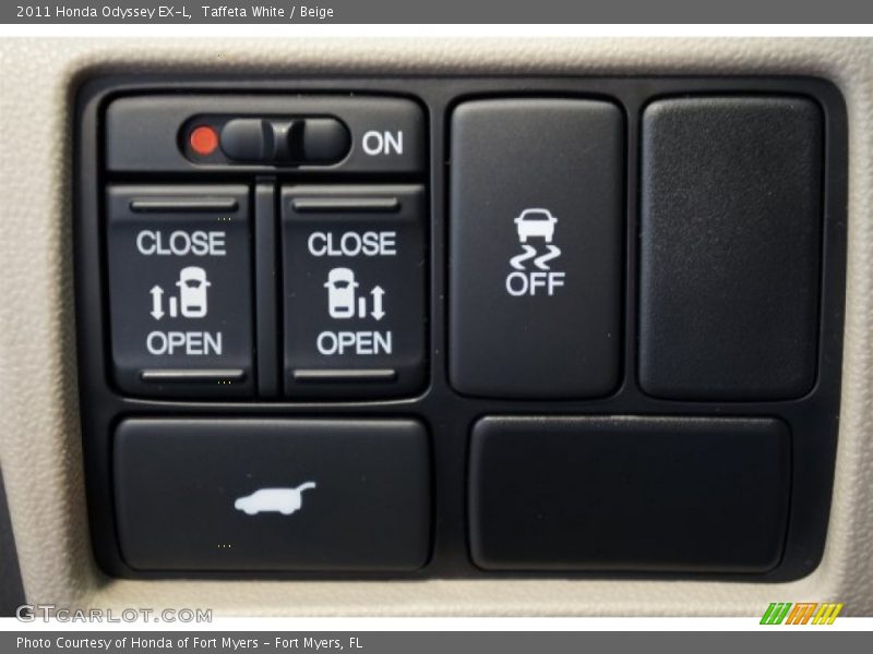 Taffeta White / Beige 2011 Honda Odyssey EX-L