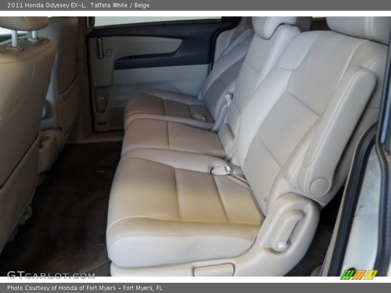 Taffeta White / Beige 2011 Honda Odyssey EX-L