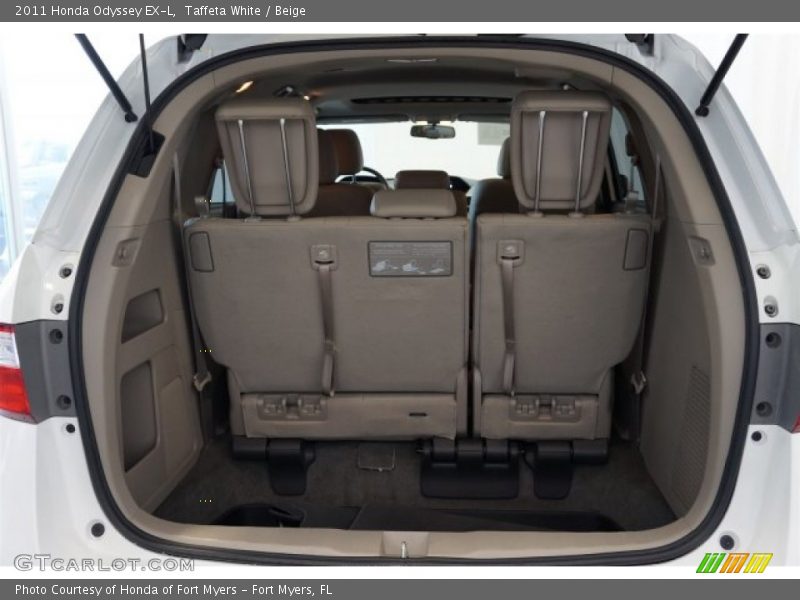 Taffeta White / Beige 2011 Honda Odyssey EX-L