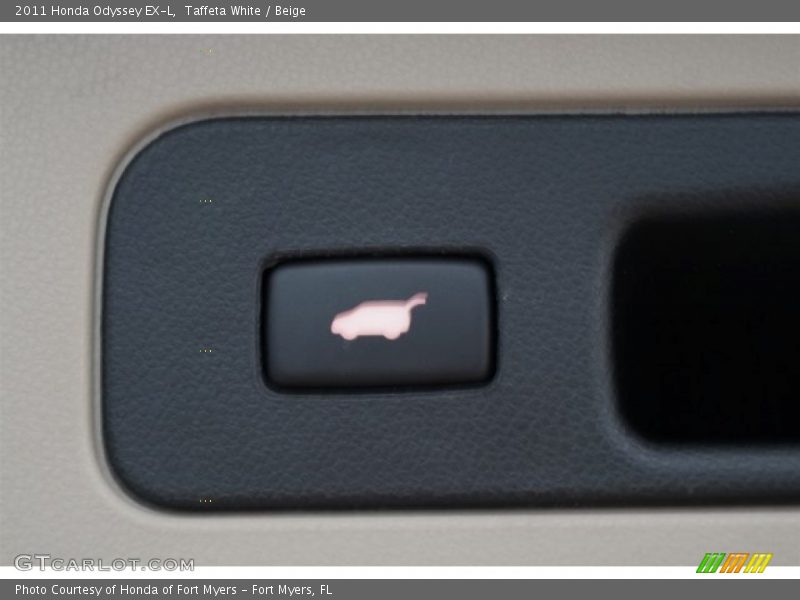 Taffeta White / Beige 2011 Honda Odyssey EX-L
