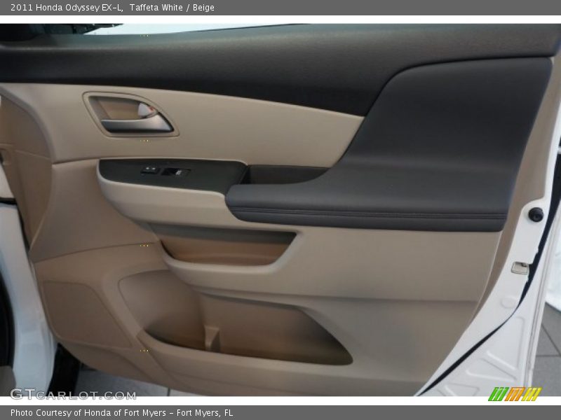 Taffeta White / Beige 2011 Honda Odyssey EX-L