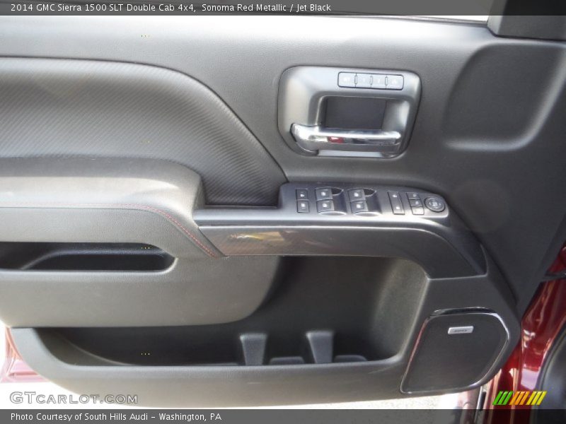 Sonoma Red Metallic / Jet Black 2014 GMC Sierra 1500 SLT Double Cab 4x4