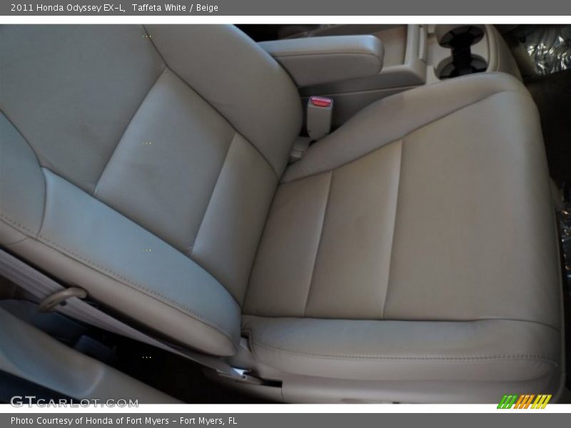 Taffeta White / Beige 2011 Honda Odyssey EX-L