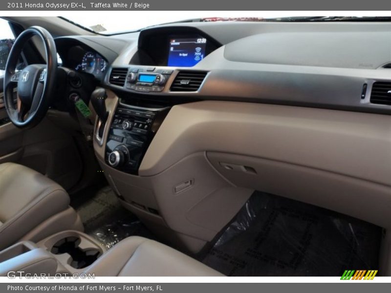 Taffeta White / Beige 2011 Honda Odyssey EX-L