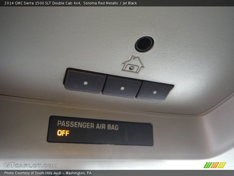 Sonoma Red Metallic / Jet Black 2014 GMC Sierra 1500 SLT Double Cab 4x4