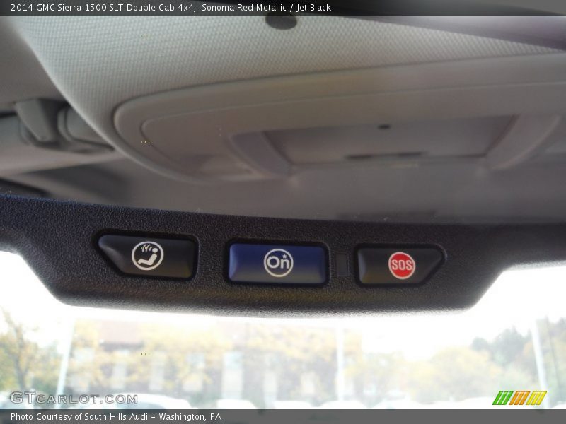 Sonoma Red Metallic / Jet Black 2014 GMC Sierra 1500 SLT Double Cab 4x4