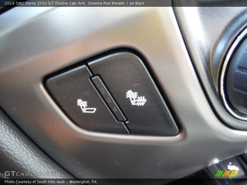 Sonoma Red Metallic / Jet Black 2014 GMC Sierra 1500 SLT Double Cab 4x4
