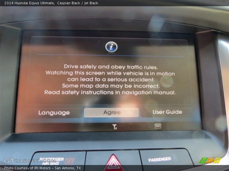 Caspian Black / Jet Black 2014 Hyundai Equus Ultimate