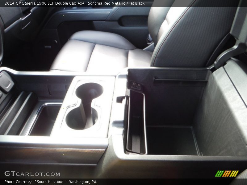 Sonoma Red Metallic / Jet Black 2014 GMC Sierra 1500 SLT Double Cab 4x4
