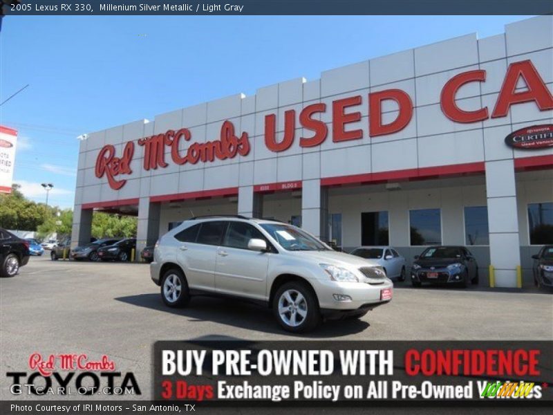Millenium Silver Metallic / Light Gray 2005 Lexus RX 330