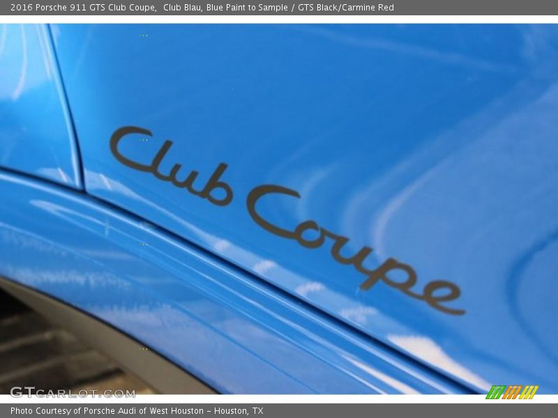 Club Coupe - 2016 Porsche 911 GTS Club Coupe