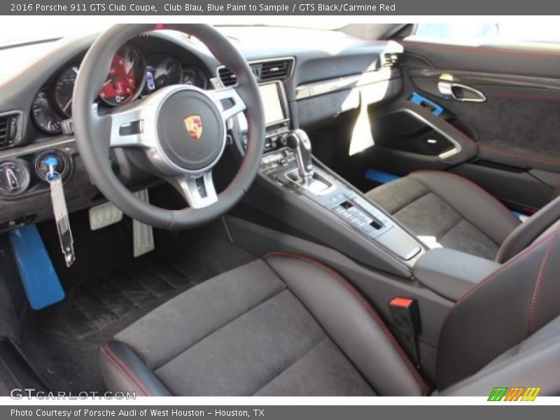 GTS Black/Carmine Red Interior - 2016 911 GTS Club Coupe 