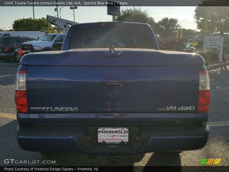 Spectra Blue Mica / Taupe 2006 Toyota Tundra Limited Double Cab 4x4