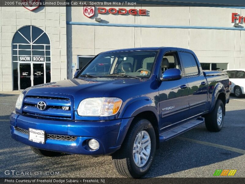 Spectra Blue Mica / Taupe 2006 Toyota Tundra Limited Double Cab 4x4