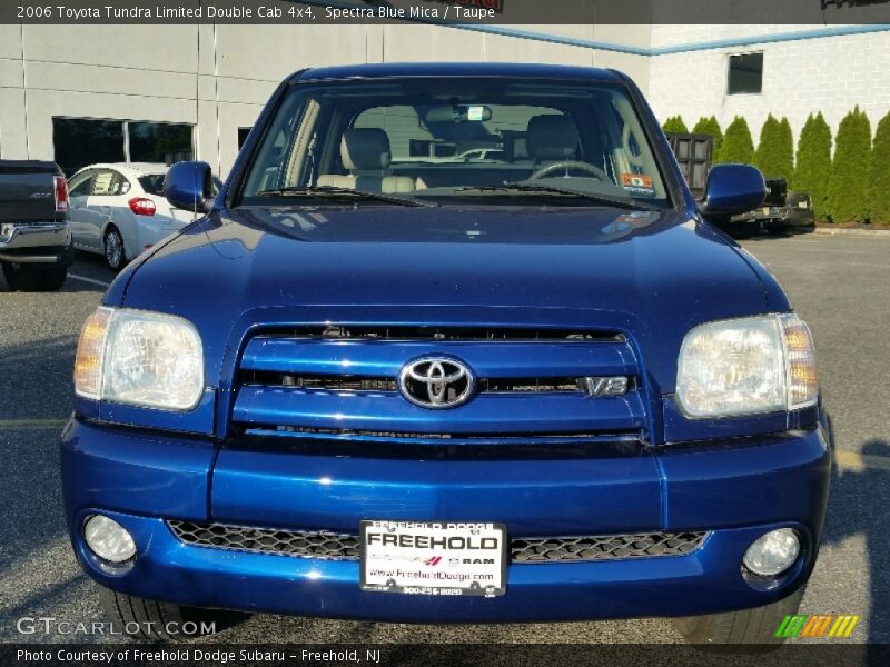 Spectra Blue Mica / Taupe 2006 Toyota Tundra Limited Double Cab 4x4