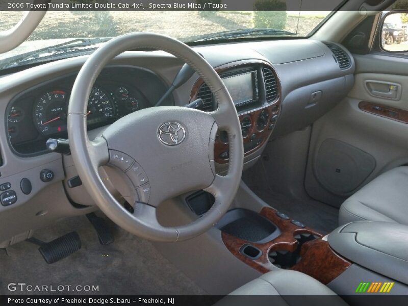 Spectra Blue Mica / Taupe 2006 Toyota Tundra Limited Double Cab 4x4
