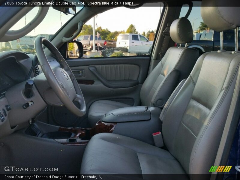Spectra Blue Mica / Taupe 2006 Toyota Tundra Limited Double Cab 4x4