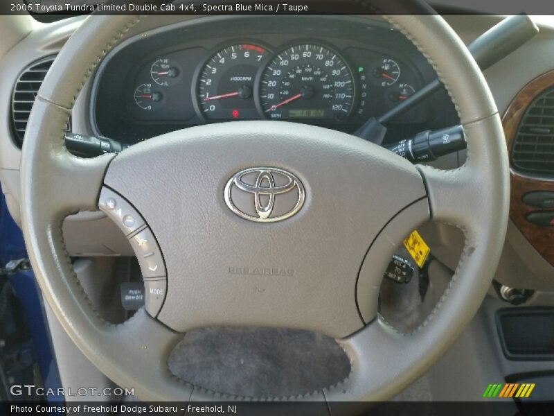 Spectra Blue Mica / Taupe 2006 Toyota Tundra Limited Double Cab 4x4