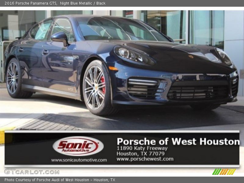 Night Blue Metallic / Black 2016 Porsche Panamera GTS