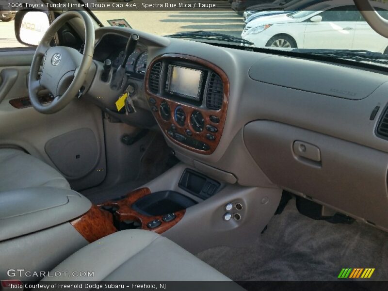 Spectra Blue Mica / Taupe 2006 Toyota Tundra Limited Double Cab 4x4