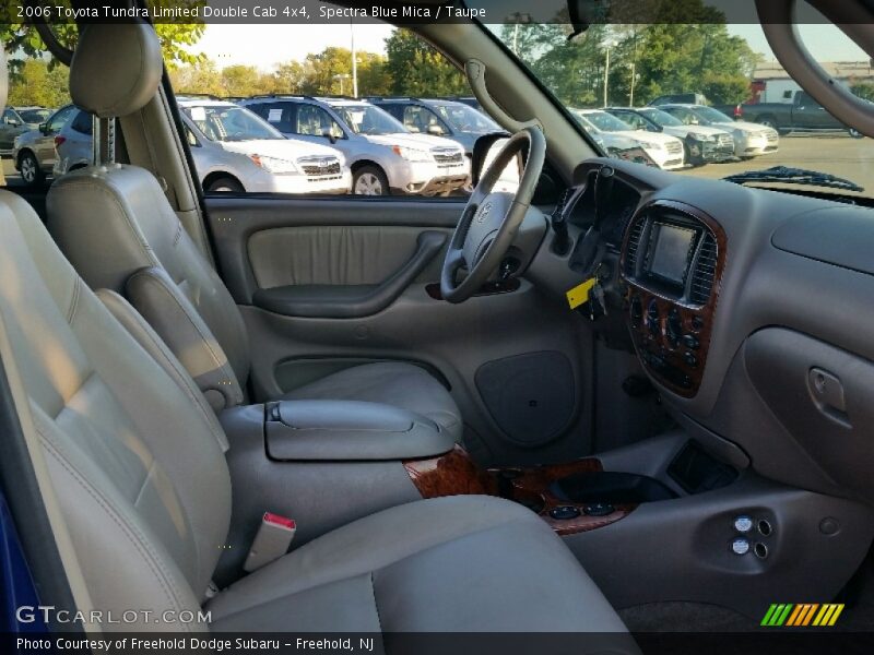 Spectra Blue Mica / Taupe 2006 Toyota Tundra Limited Double Cab 4x4