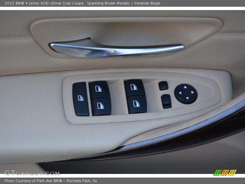 Sparkling Brown Metallic / Venetian Beige 2015 BMW 4 Series 428i xDrive Gran Coupe