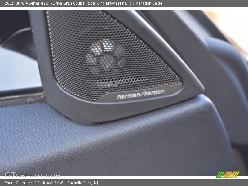 Sparkling Brown Metallic / Venetian Beige 2015 BMW 4 Series 428i xDrive Gran Coupe