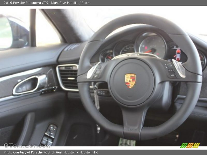 Night Blue Metallic / Black 2016 Porsche Panamera GTS