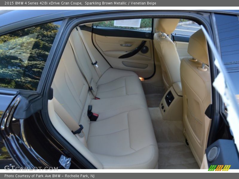 Sparkling Brown Metallic / Venetian Beige 2015 BMW 4 Series 428i xDrive Gran Coupe