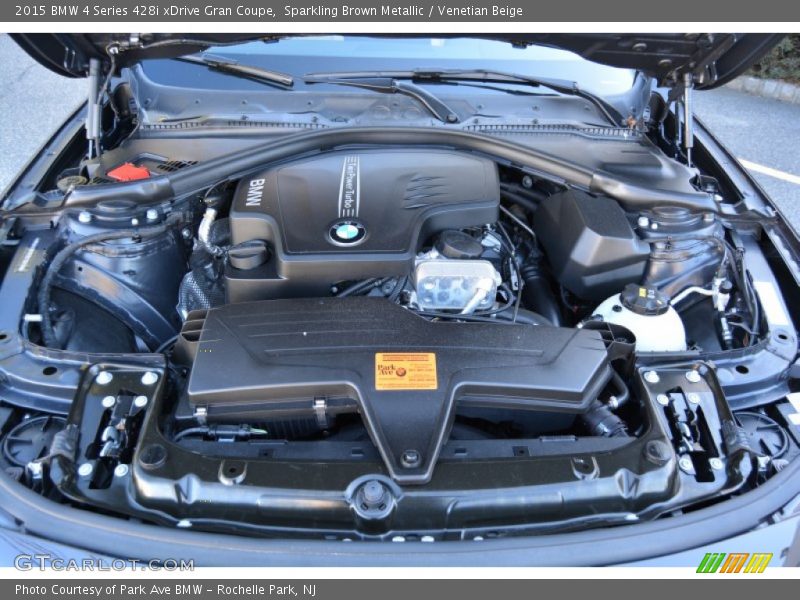Sparkling Brown Metallic / Venetian Beige 2015 BMW 4 Series 428i xDrive Gran Coupe