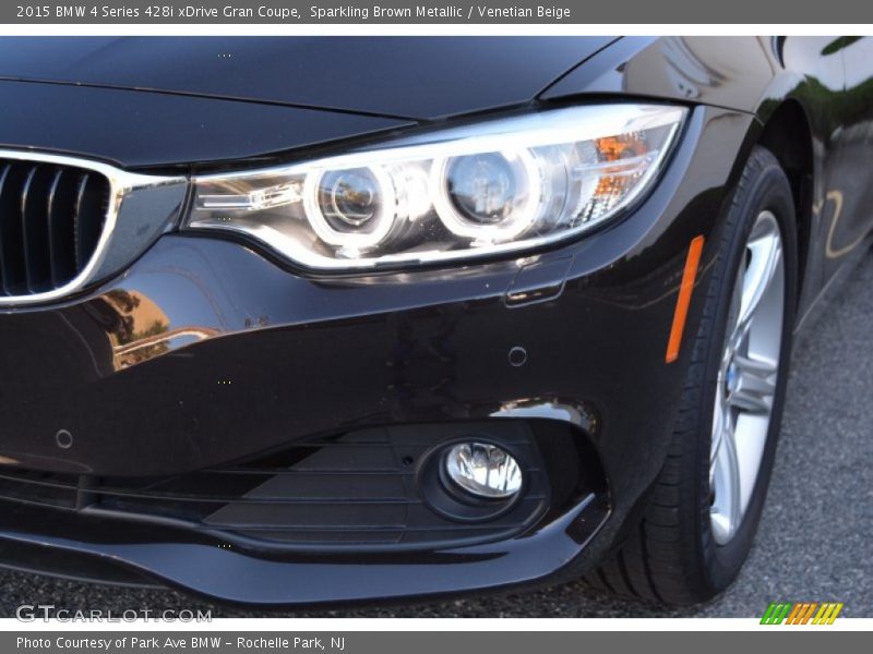 Sparkling Brown Metallic / Venetian Beige 2015 BMW 4 Series 428i xDrive Gran Coupe