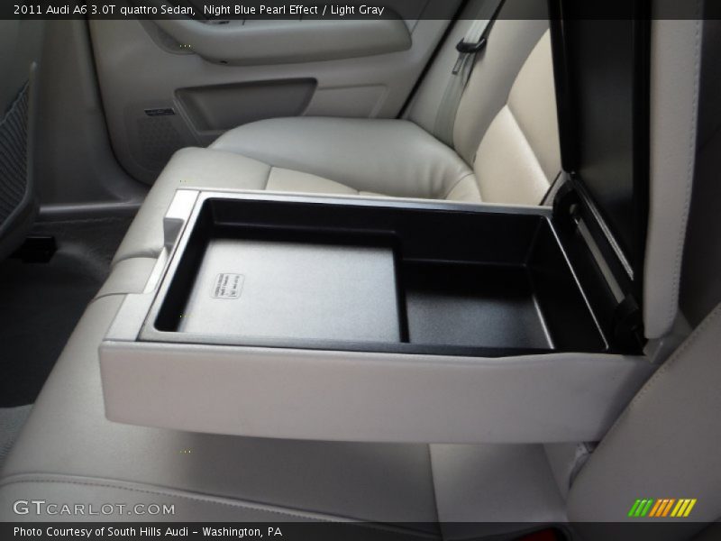 Night Blue Pearl Effect / Light Gray 2011 Audi A6 3.0T quattro Sedan