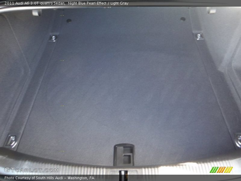 Night Blue Pearl Effect / Light Gray 2011 Audi A6 3.0T quattro Sedan